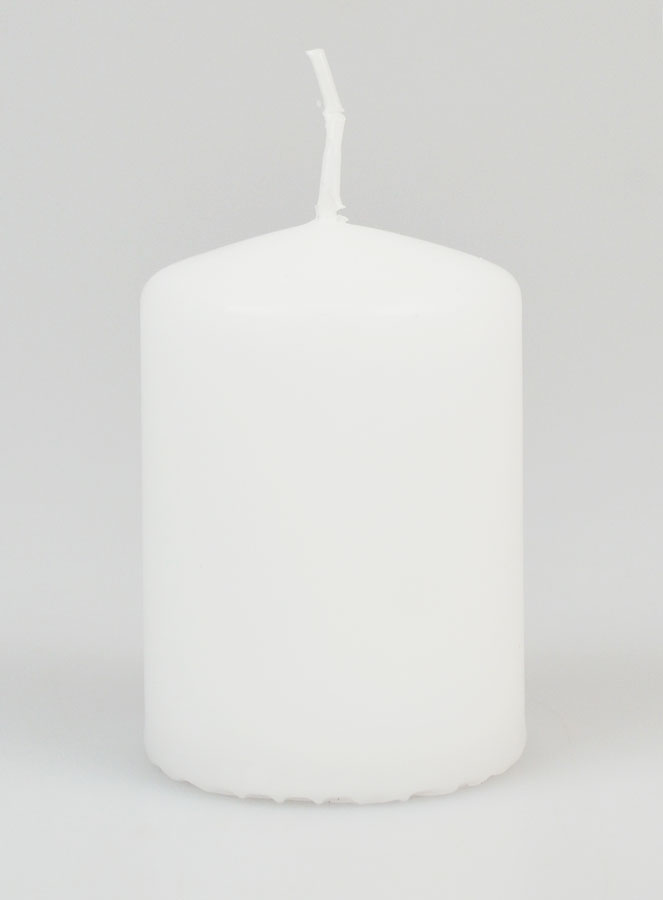 Bougie Décoration 70mm - Blanc (pic 1)