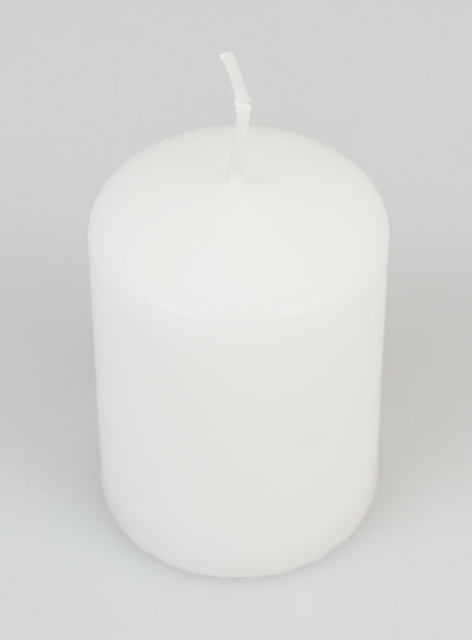 Bougie Décoration 70mm - Blanc (pic 2)