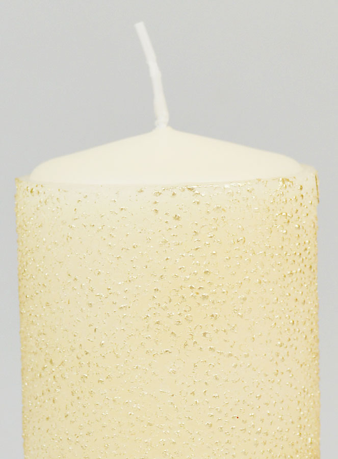 Bougie de Décoration Luxe - Ivoire & Or (pic 3)