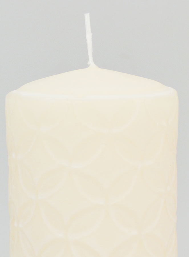 Bougie de Décoration Effet Céramique - Ivoire (pic 3)