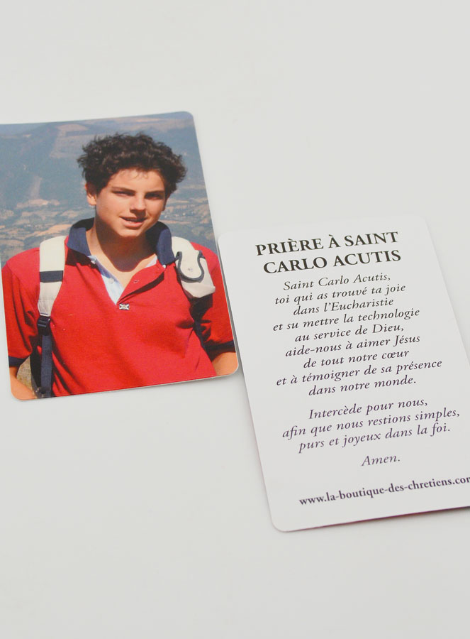 Carte de Prière à Saint Carlo Acutis (pic 4)