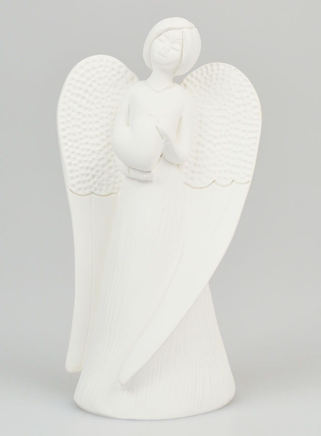 Statue Moderne Ange Gardien - 13cm (pic 1)