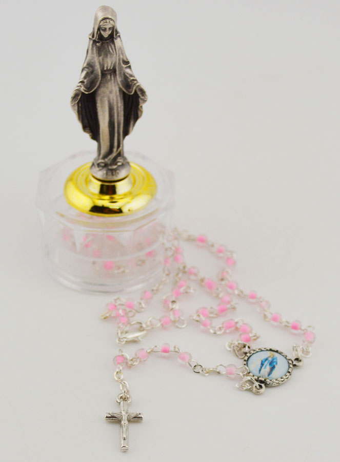 Chapelet Enfant & Statue de la Vierge Miraculeuse (pic 1)