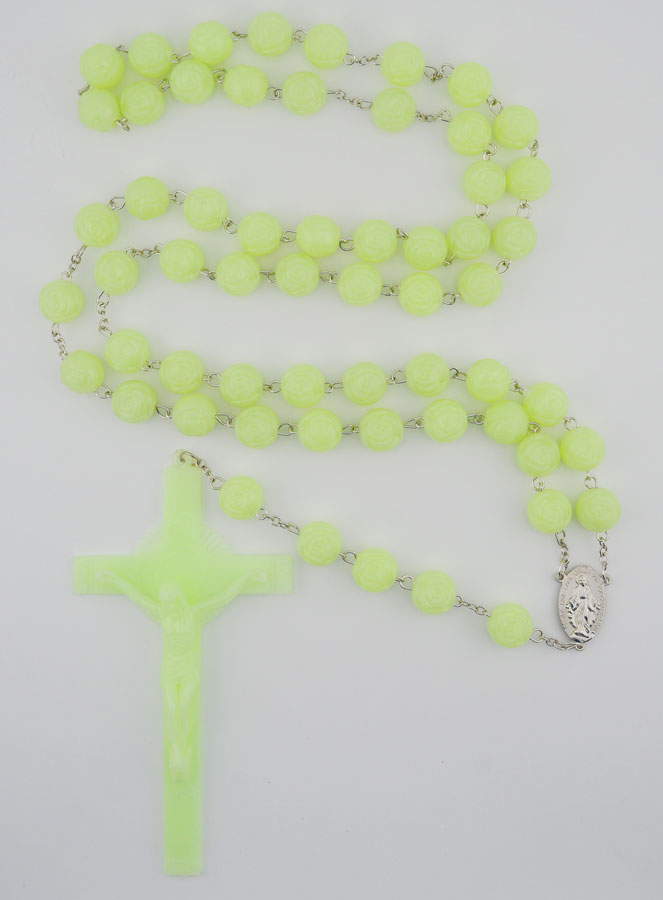Grand Chapelet Mural Fluo - Vierge Miraculeuse (pic 1)