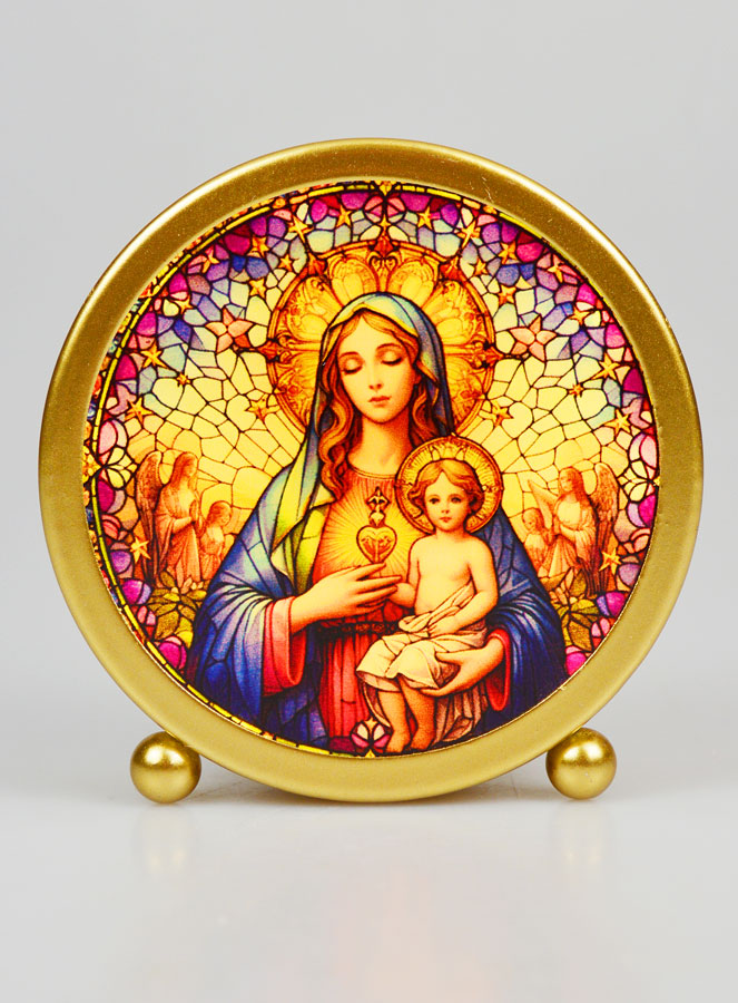 Icône Lumineuse - Vierge à l'Enfant (pic 1)