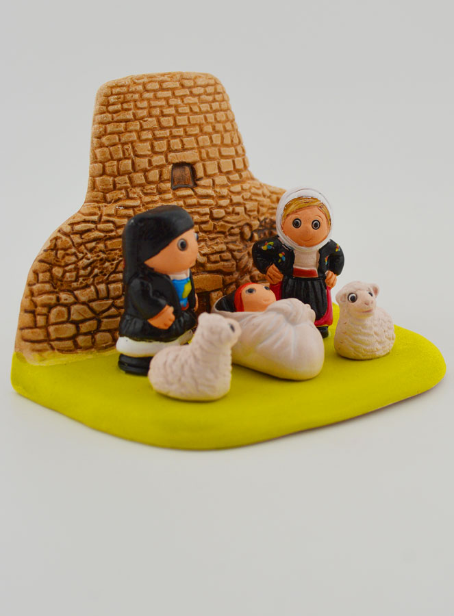 Crèche de Noël du Monde - Nativité Sardaigne (pic 3)