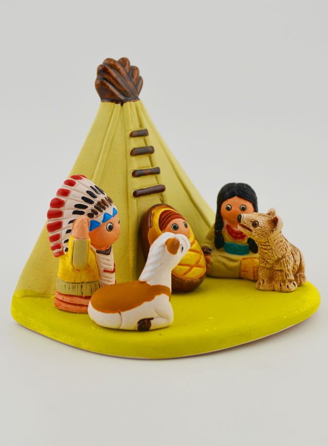 Crèche de Noël du Monde - Nativité Apache (pic 4)