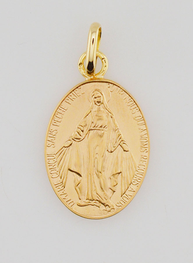 Médaille Miraculeuse Or 18k - 20mm (pic 1)