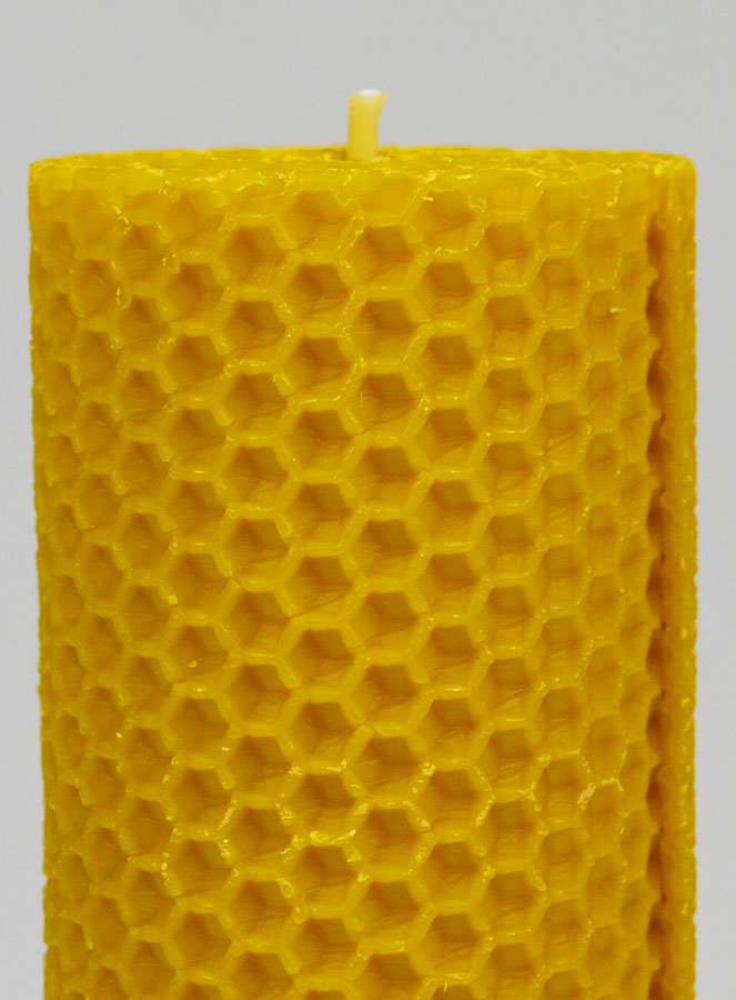 Bougie de Décoration 100% Cire d'Abeille - 10x5cm (pic 3)