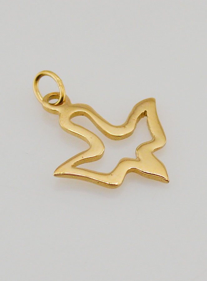 Médaille du Saint Esprit en Inox Doré (pic 4)