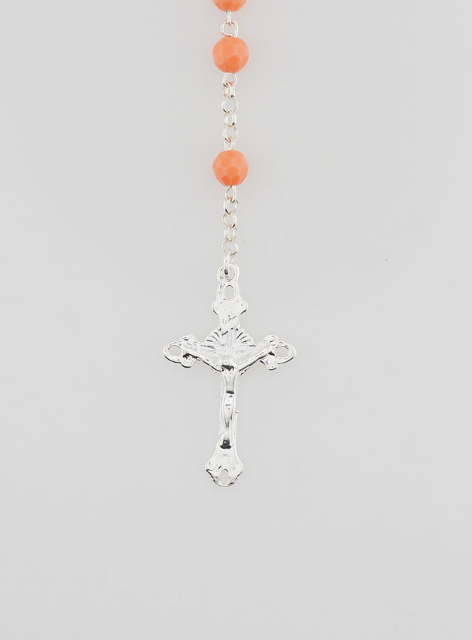 Chapelet Vierge Miraculeuse Argent 925 & Corail (pic 3)