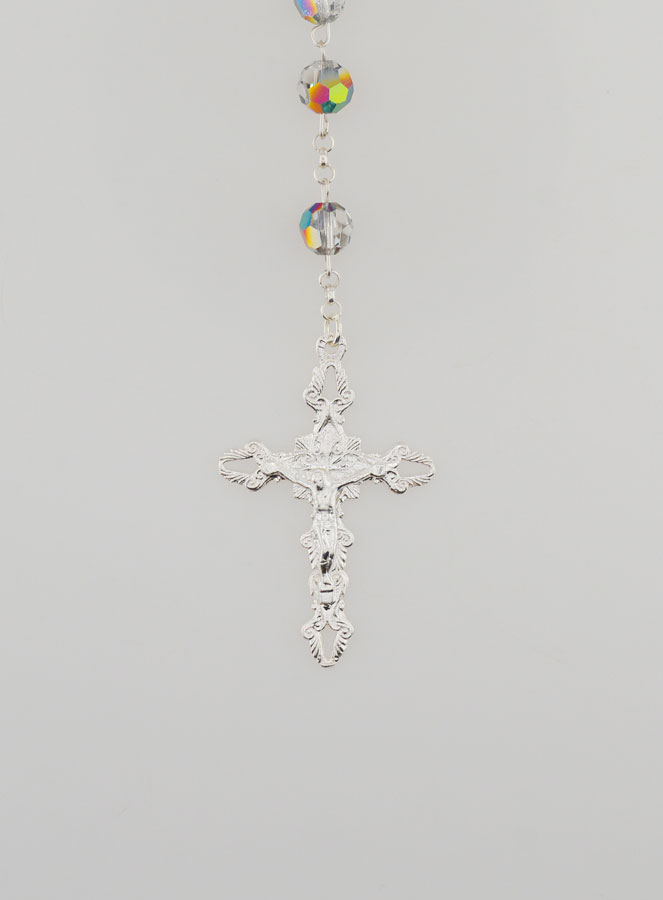 Chapelet Vierge Miraculeuse Argent 925 & Cristal (pic 3)