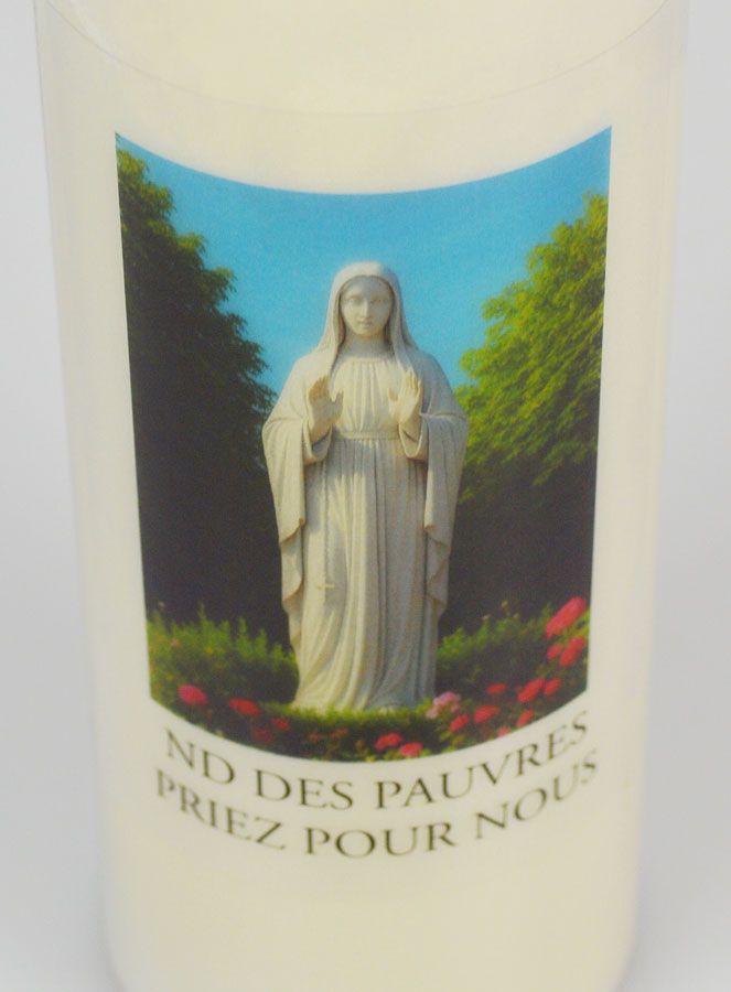 Bougie de Neuvaine à Notre Dame des Pauvres (pic 4)