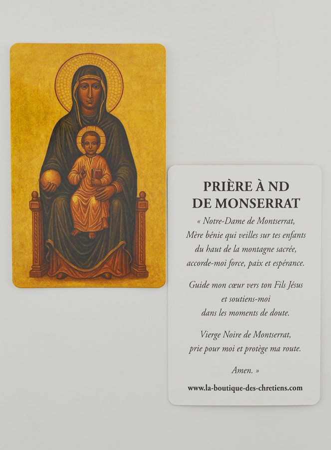 Carte de Prière à Notre Dame de Montserrat (pic 3)
