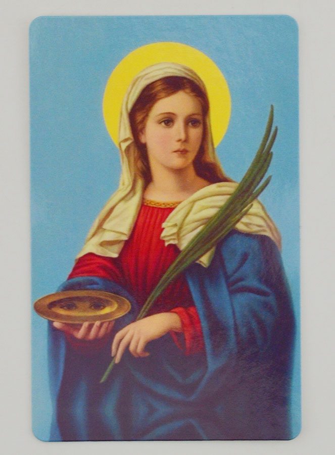 Carte de Prière à Sainte Lucie (pic 1)