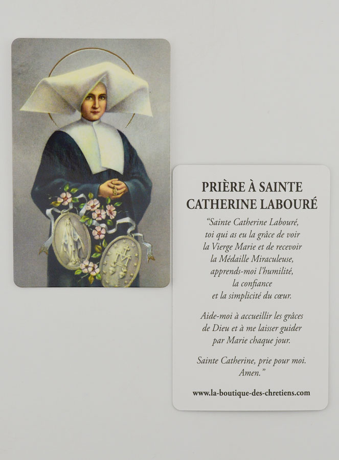 Carte de Prière à Sainte Catherine Labouré (pic 3)