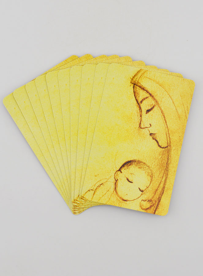 Lot de 10 Cartes de Prière Je Vous Salue Marie (pic 1)
