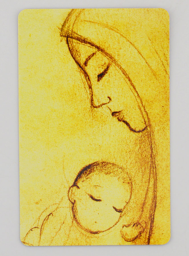 Lot de 10 Cartes de Prière Je Vous Salue Marie (pic 2)