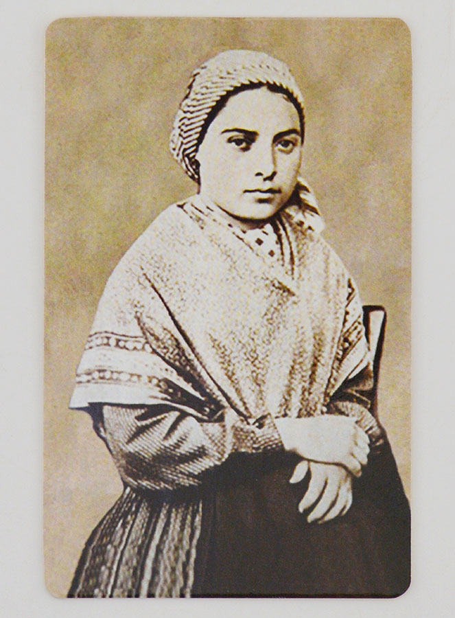 Lot de 10 Cartes de Prière à Sainte Bernadette (pic 2)