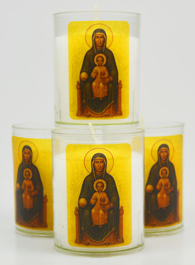 Lot de 4 Bougies Veilleuses Notre Dame de Montserrat (pic 1)