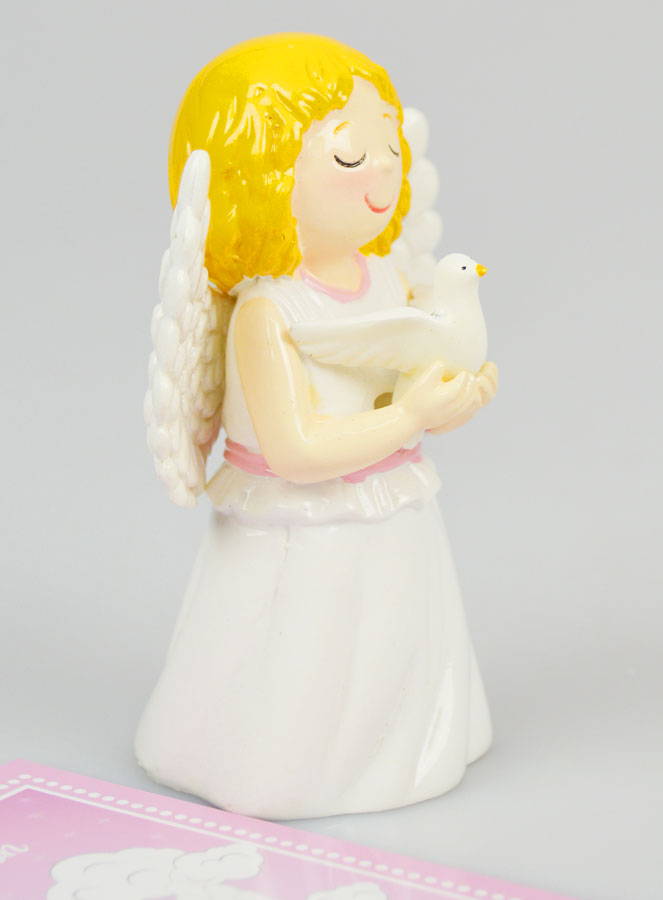 Cadeau de Communion - Ange Rose Communiant (pic 4)