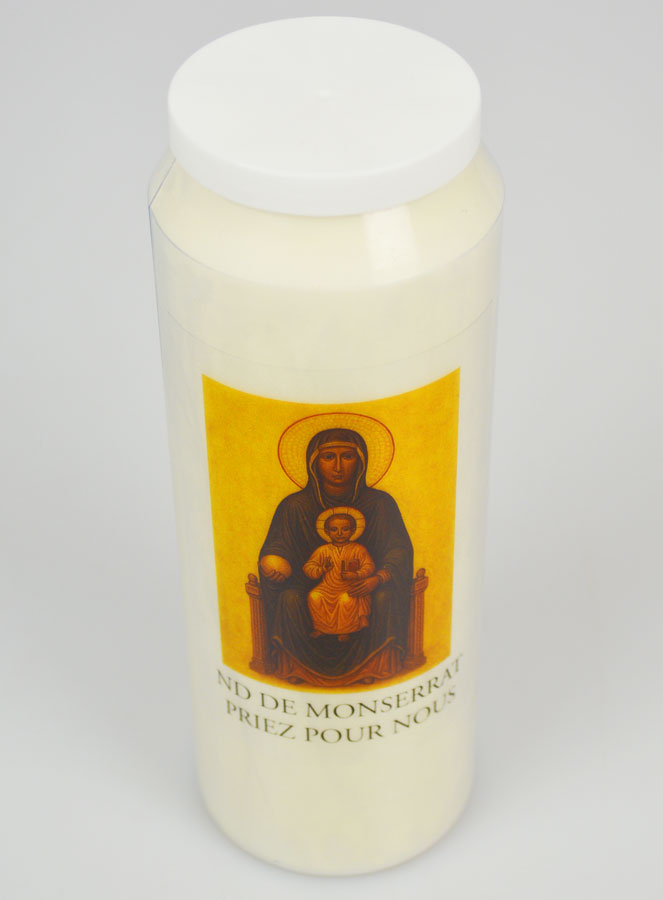 Bougie de Neuvaine à Notre Dame de Montserrat (pic 2)