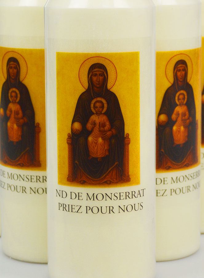 Lot de 10 Bougies de Neuvaine ND de Montserrat (pic 3)