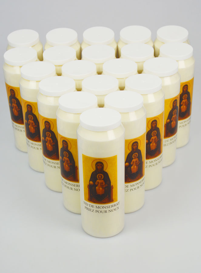 Lot de 20 Bougies de Neuvaine ND de Montserrat (pic 2)