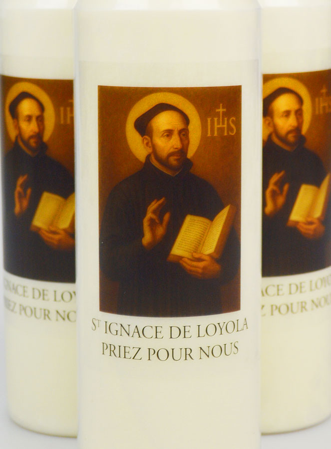 Lot de 3 Bougies de Neuvaine à Saint Ignace de Loyola (pic 3)
