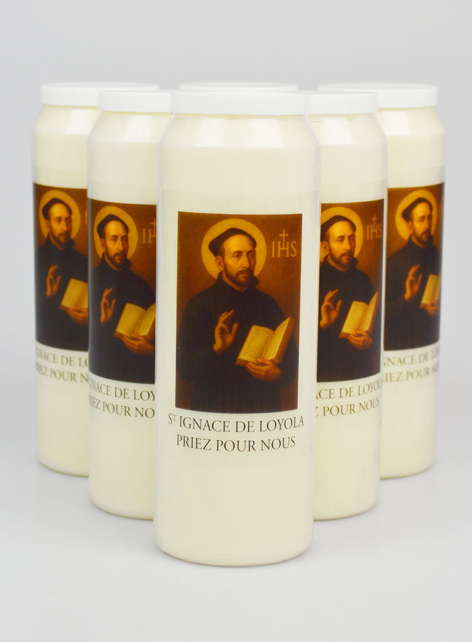 Lot de 6 Bougies de Neuvaine à Saint Ignace de Loyola (pic 1)