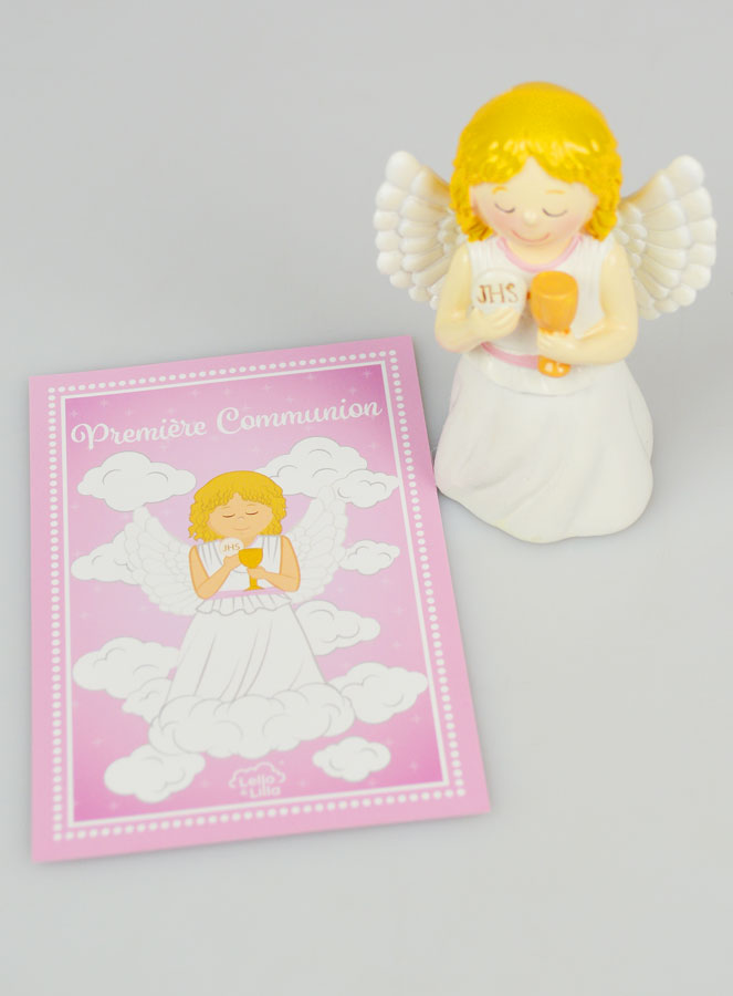 Cadeau de Confirmation - Ange Rose (pic 2)