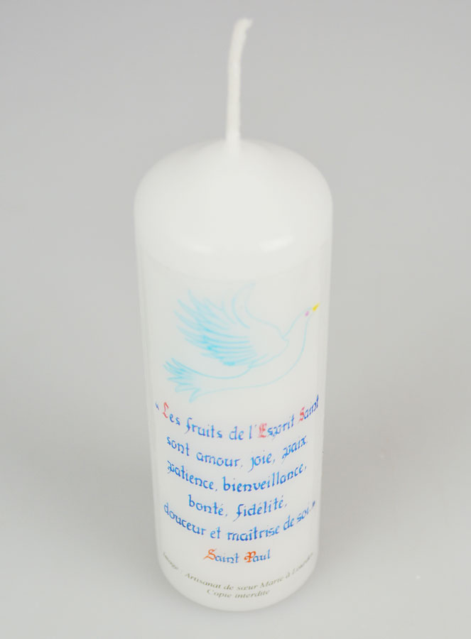 Cadeau de Confirmation - Cierge Citation 12cm (pic 2)