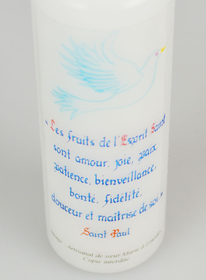 Cadeau de Confirmation - Cierge Citation 12cm (pic 4)