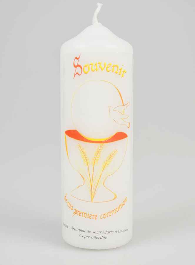 Cierge de Communion 12cm (pic 1)