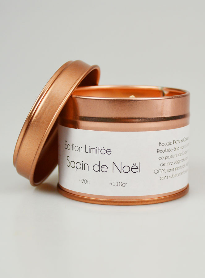 Bougie Parfumée Artisanale - Sapin de Noël (pic 3)