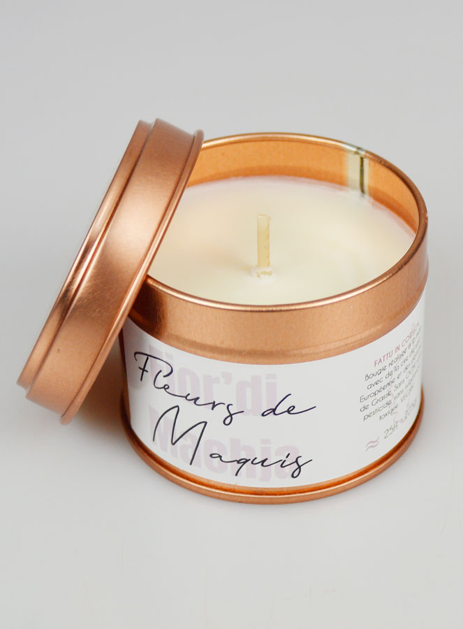 Bougie Parfumée Artisanale - Fleurs du Maquis (pic 4)