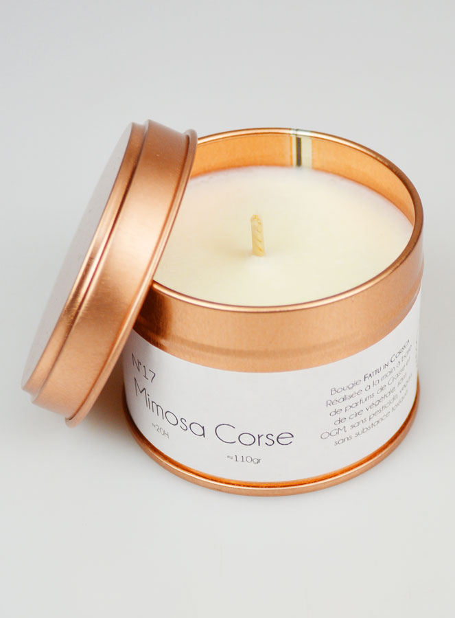 Bougie Parfumée Artisanale - Mimosa Corse (pic 4)