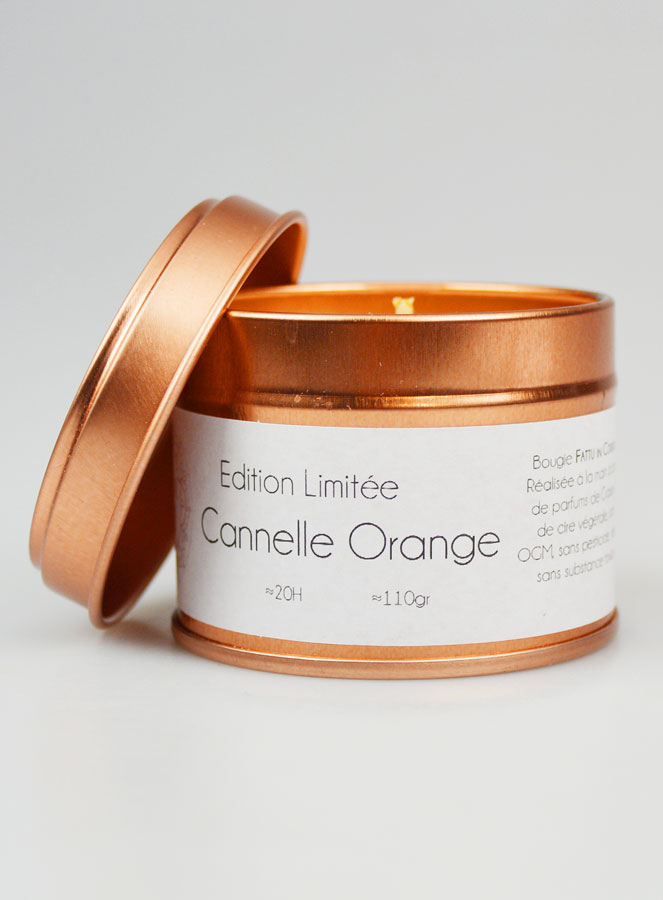 Bougie Parfumée Artisanale - Cannelle Orange (pic 1)