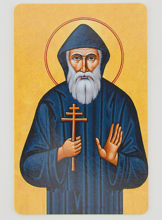 Lot de 10 Cartes de Prière à Saint Charbel (pic 3)