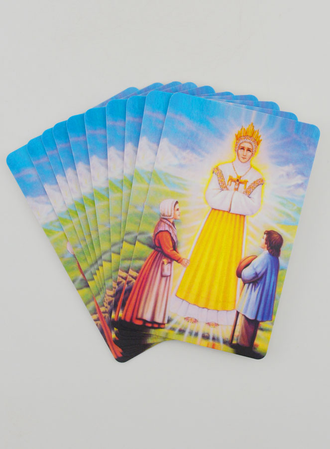 Lot de 10 Cartes de Prière à Notre Dame de la Salette (pic 1)