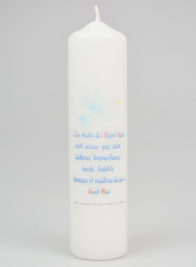 Cadeau de Confirmation - Cierge Citation 20cm (pic 1)