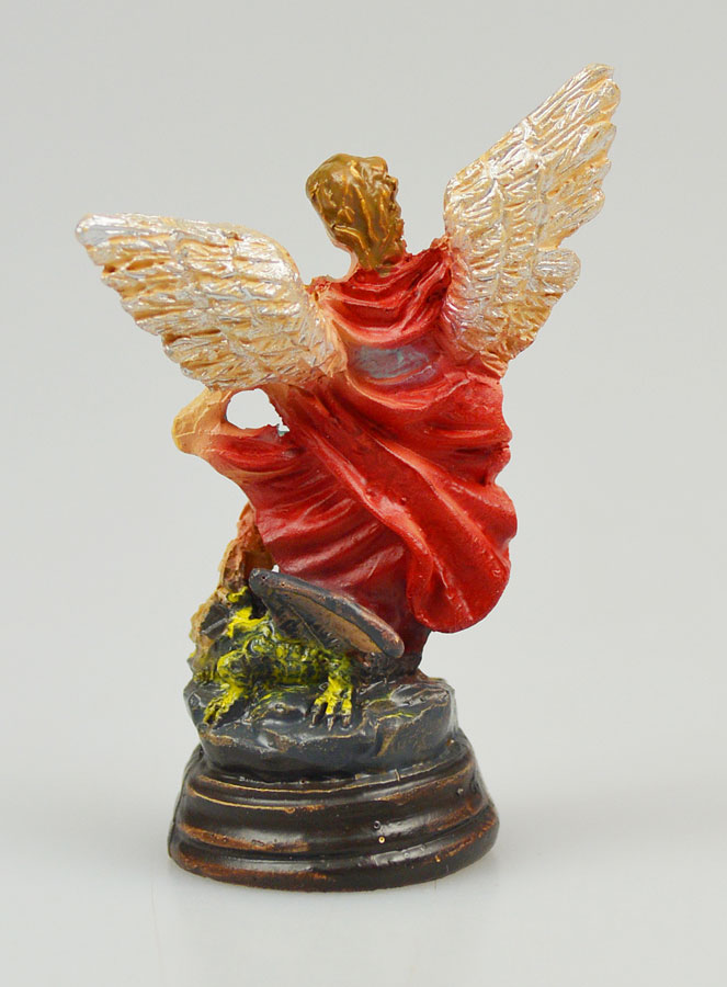 Statue de Saint Michel Archange - 5cm (pic 4)
