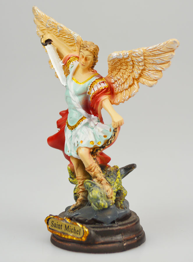 Statue de Saint Michel Archange - 12cm (pic 2)