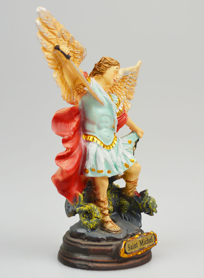 Statue de Saint Michel Archange - 12cm (pic 3)