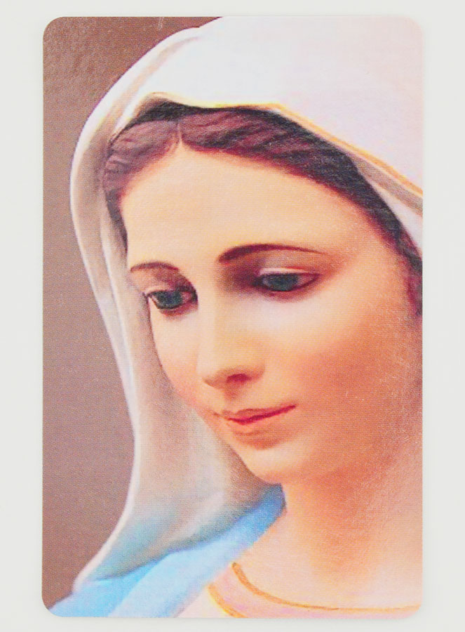 Lot de 10 Cartes de Prière à Notre Dame de Medjugorje (pic 3)