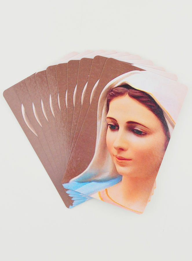 Lot de 10 Cartes de Prière Notre Dame de la Paix (pic 1)