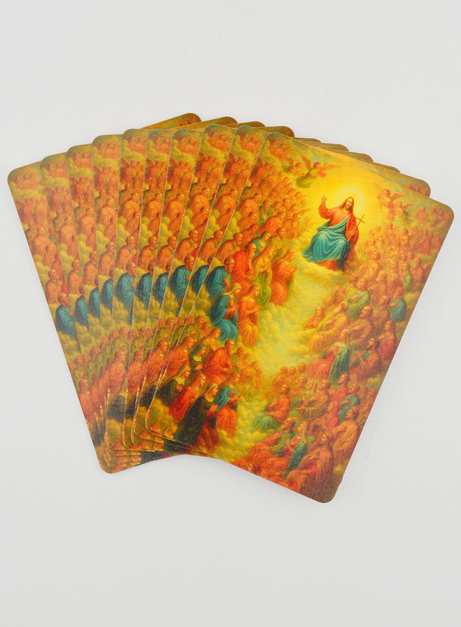 Lot de 10 Cartes de Prière Fête de la Toussaint (pic 1)