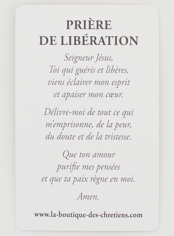 Lot de 10 Cartes de Prière de Libération (pic 4)