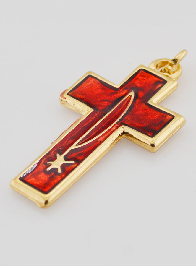 Pendentif de Confirmation Esprit Saint & Pax - Rouge (pic 4)