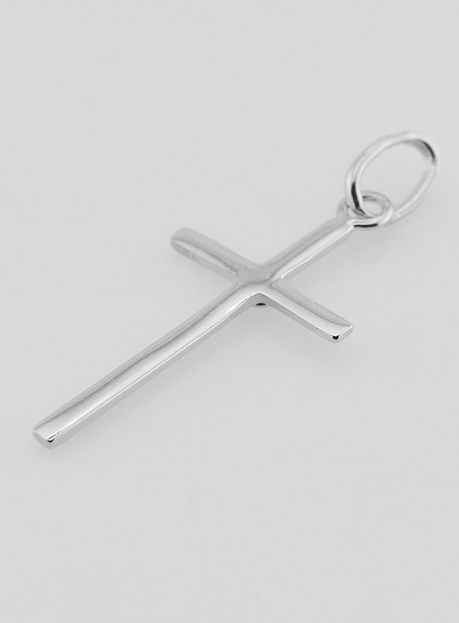 Pendentif Croix en Argent 925 & Zircon (pic 4)